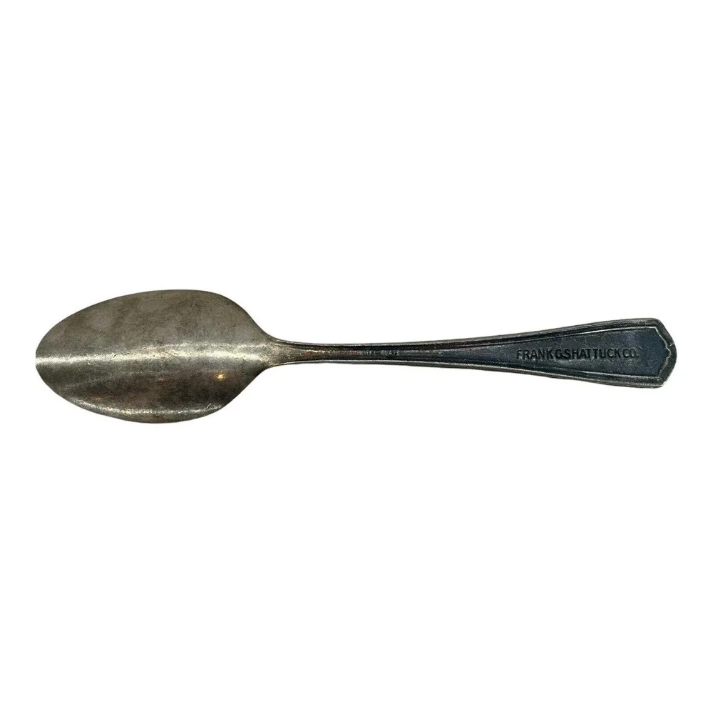 Schrafft's Restaurant Frank G Shattuck Co Spoon 6